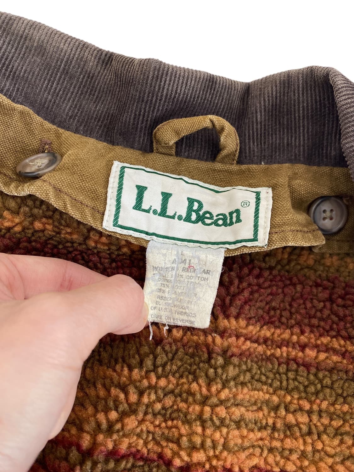 80's 엘엘빈 캔버스 필드 더스터 코트 상품이미지7