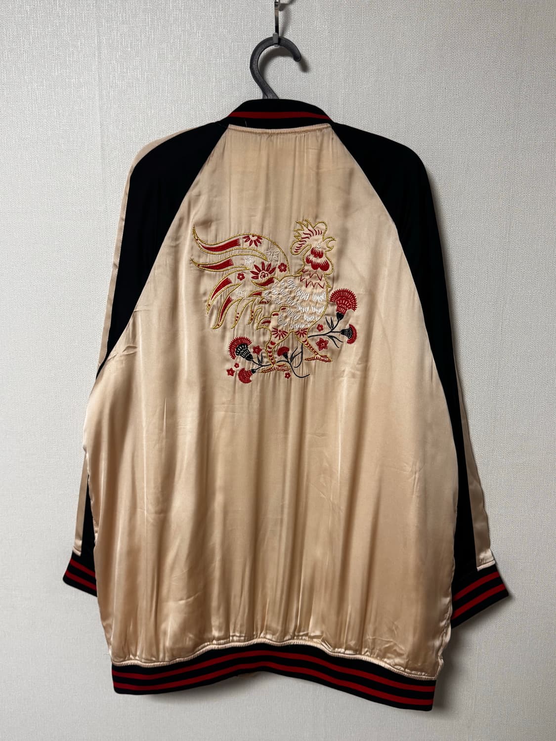 h&m 빈티지 자수 오버핏 스카잔 상품이미지3