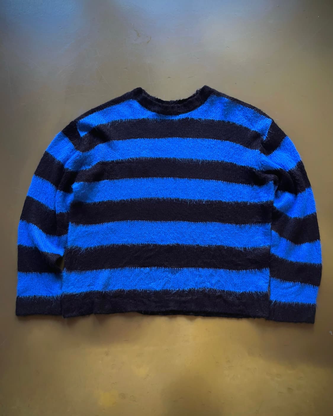 JPN Vintage Blue Kurt Cobain Hairy Knit 상품이미지3