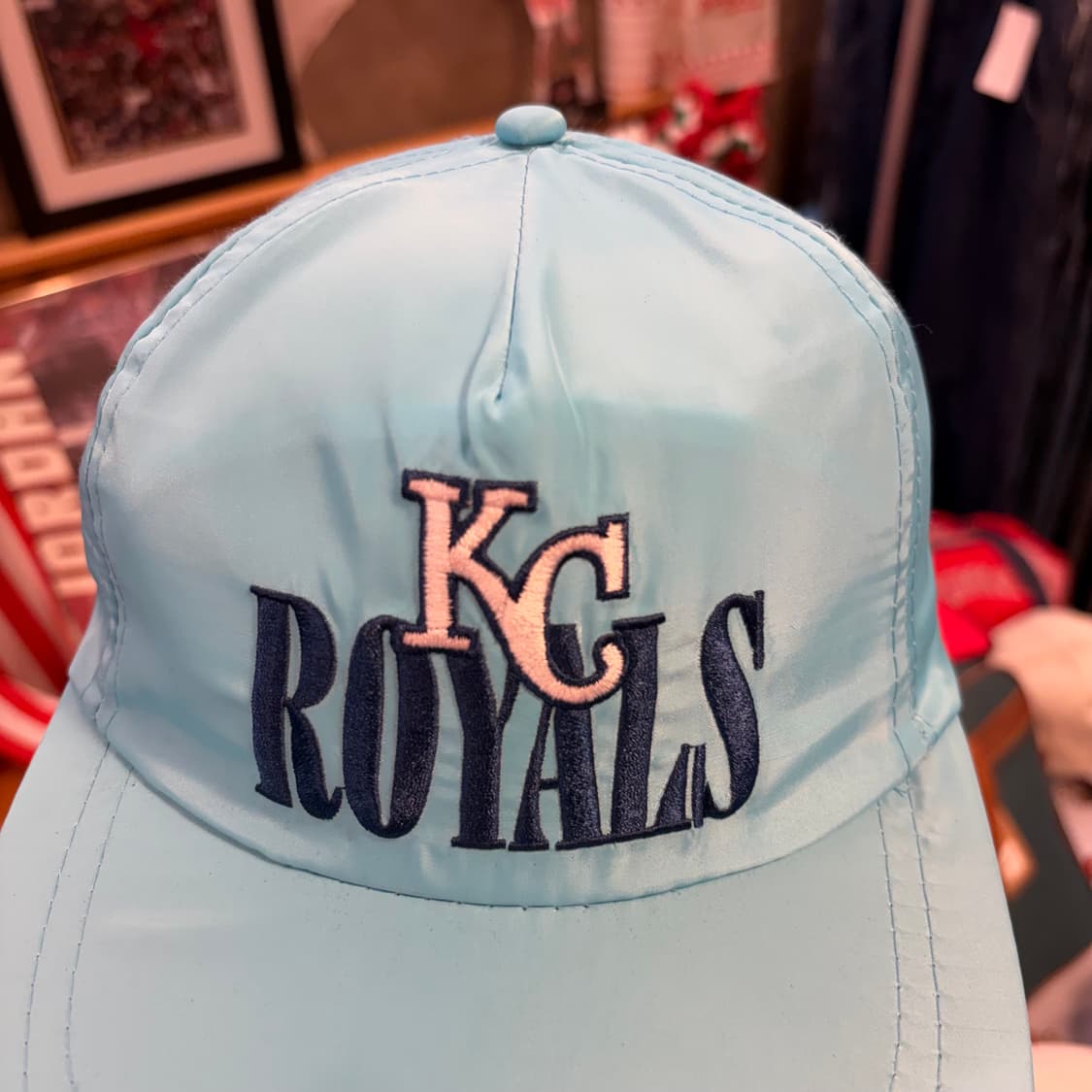 90s USA 빈티지 MLB 캔자스시티 로얄스 트러커 볼캡 모자  상품이미지3