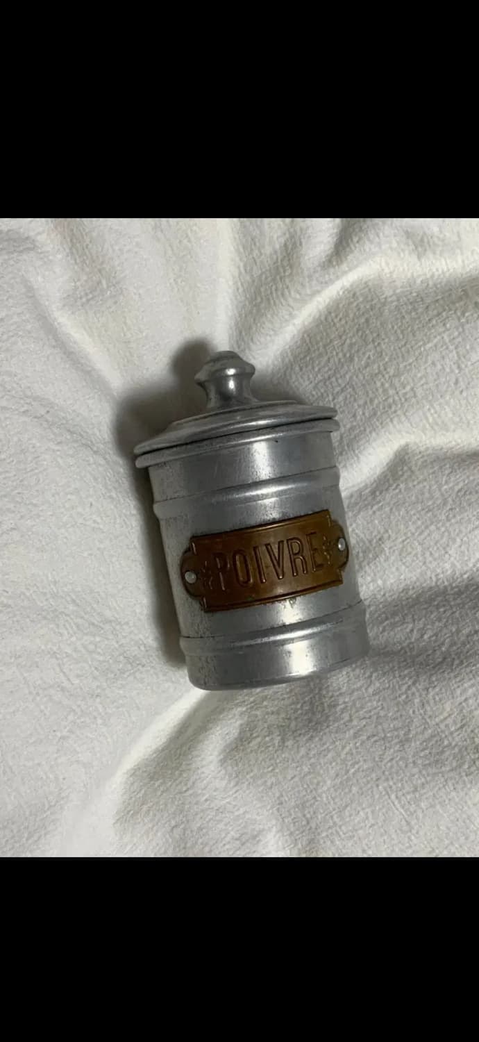 빈티지 알루미늄 캐니스터  상품이미지1