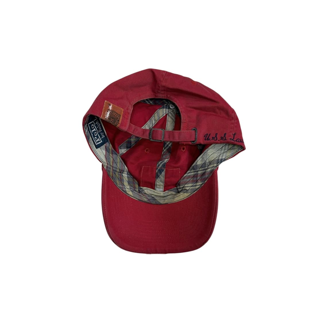 폴로 랄프로렌 올드스쿨 빈티지 레드 볼캡 모자 상품이미지3