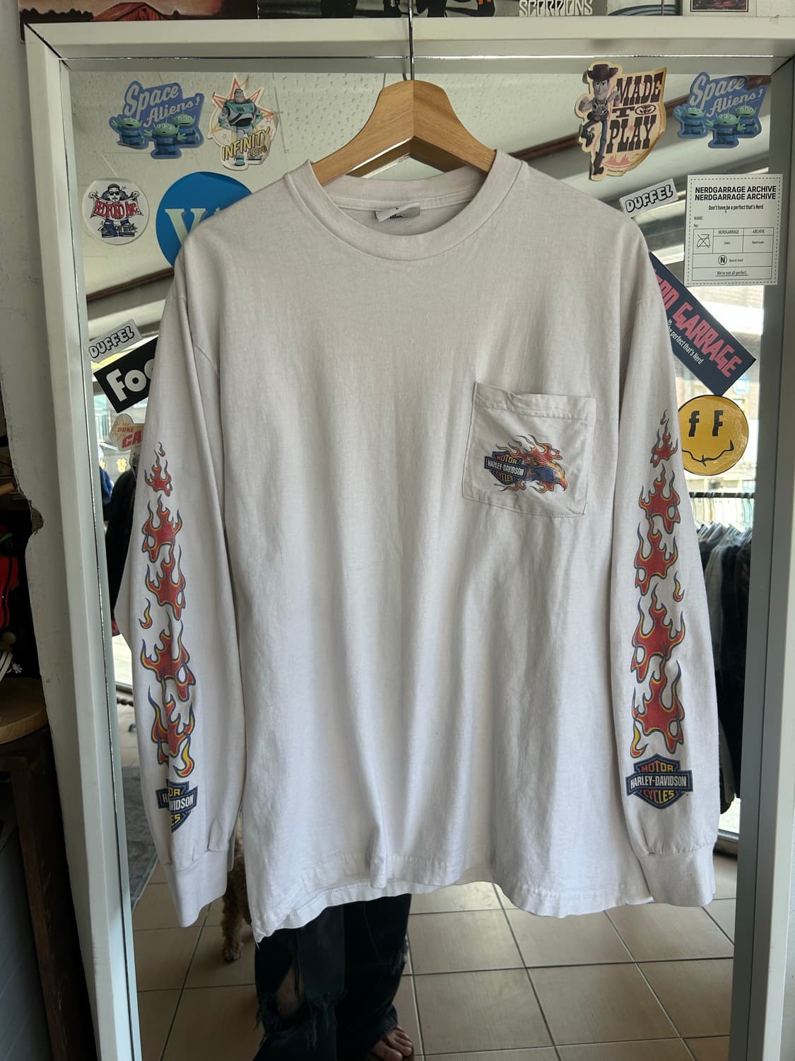 00’s 할리데이비슨 플레임롱슬리브 상품이미지1