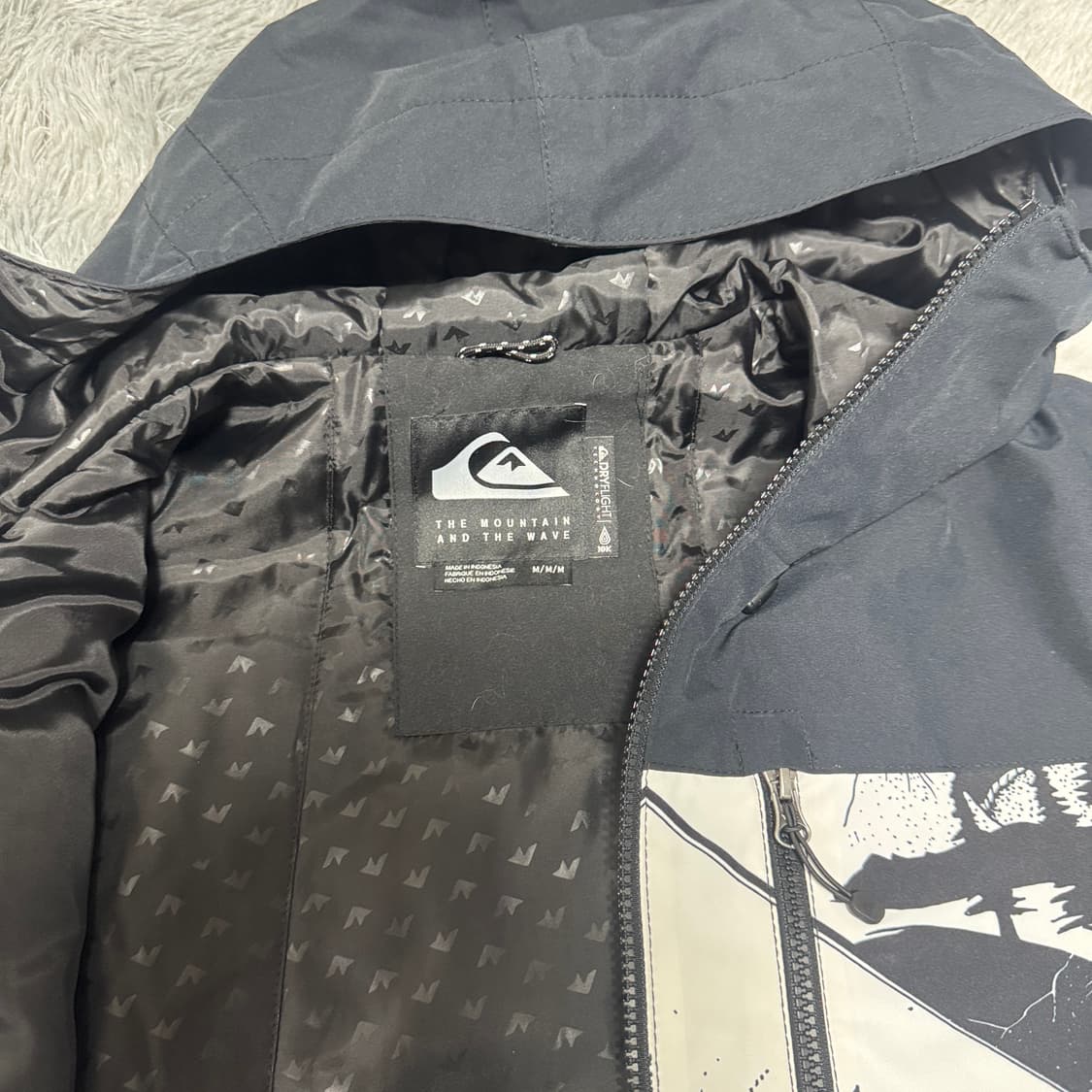 퀵실버 보드복 상하의 세트 M사이즈 상품이미지2