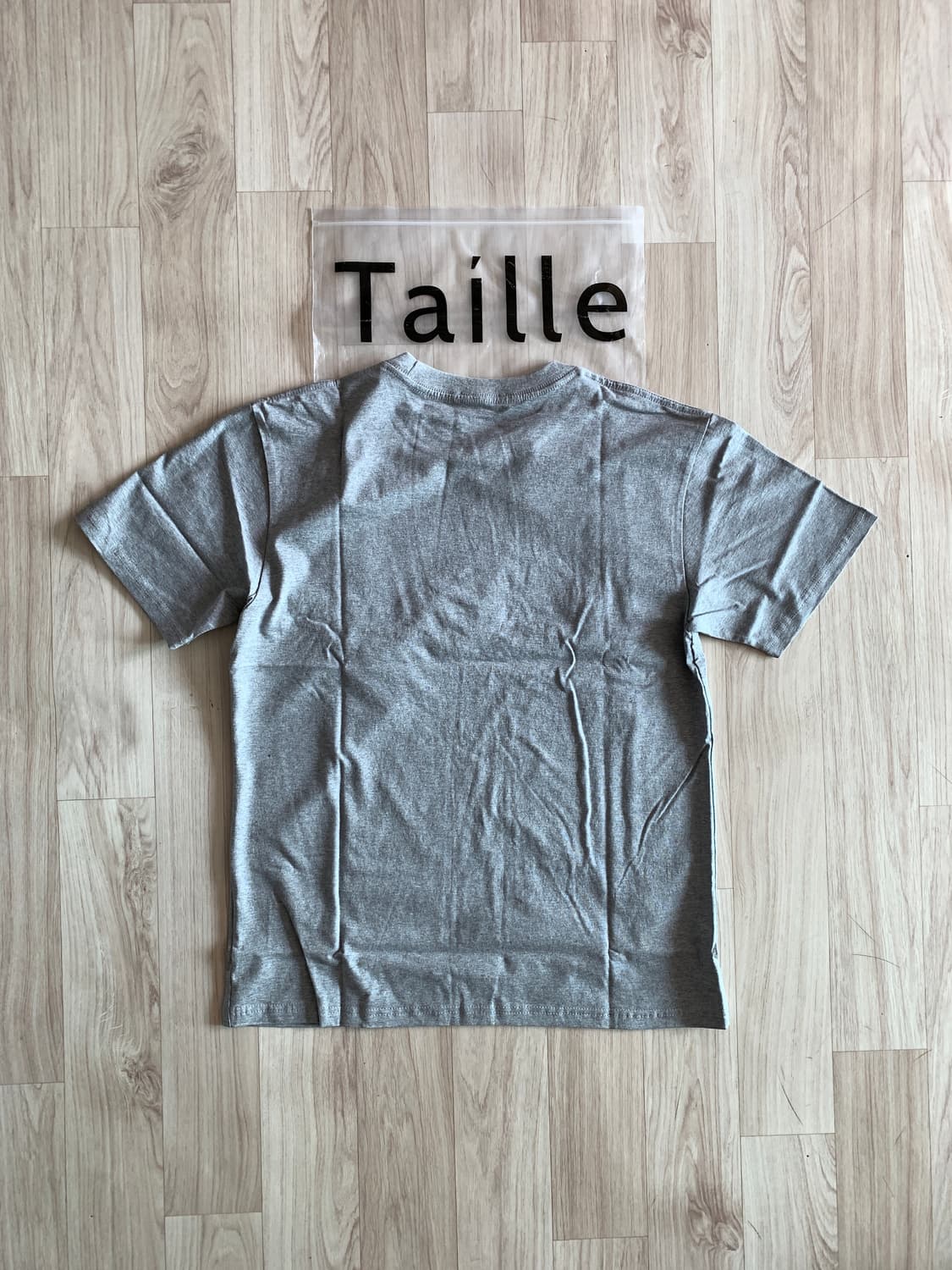 22ss 타일레 Taille 반팔 티셔츠 그레이 M 새상품(레귤러핏) 상품이미지2