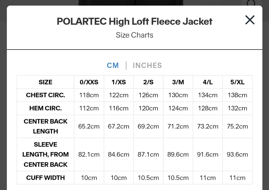 골드윈 POLARTEC High Loft Fleece Jacket 상품이미지5