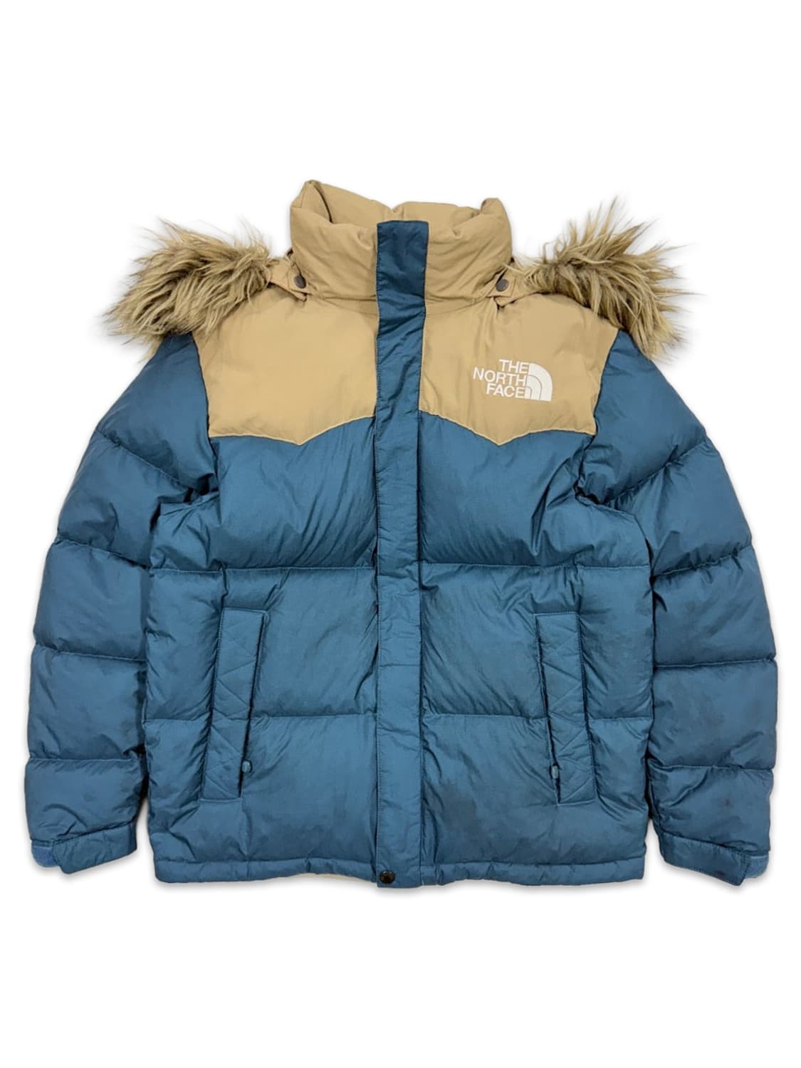 빈티지 노스페이스 구스 다운 퍼 후드 패딩 상품이미지1