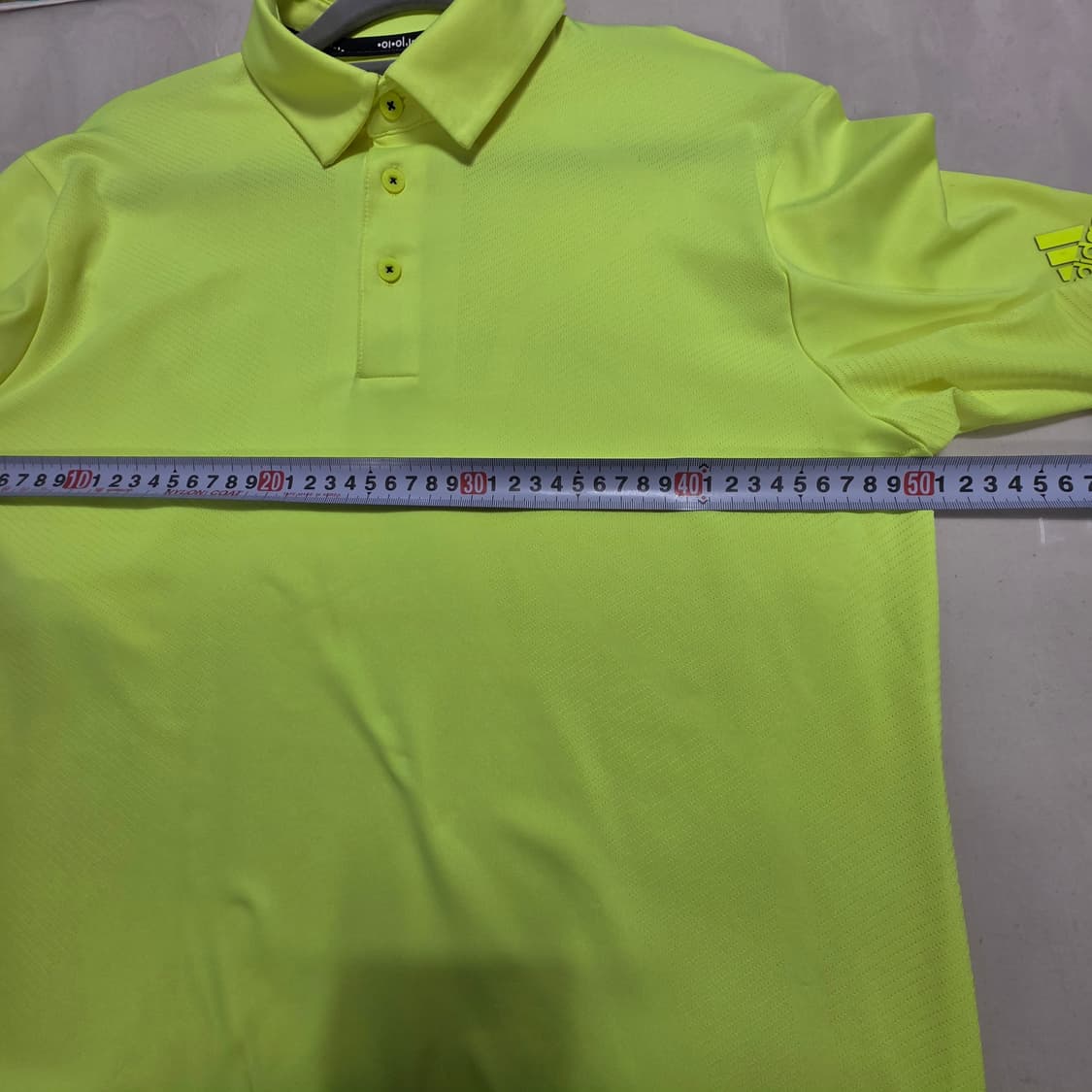 0176 아디다스 크레에이터 형광 반팔 폴로 L 상품이미지3