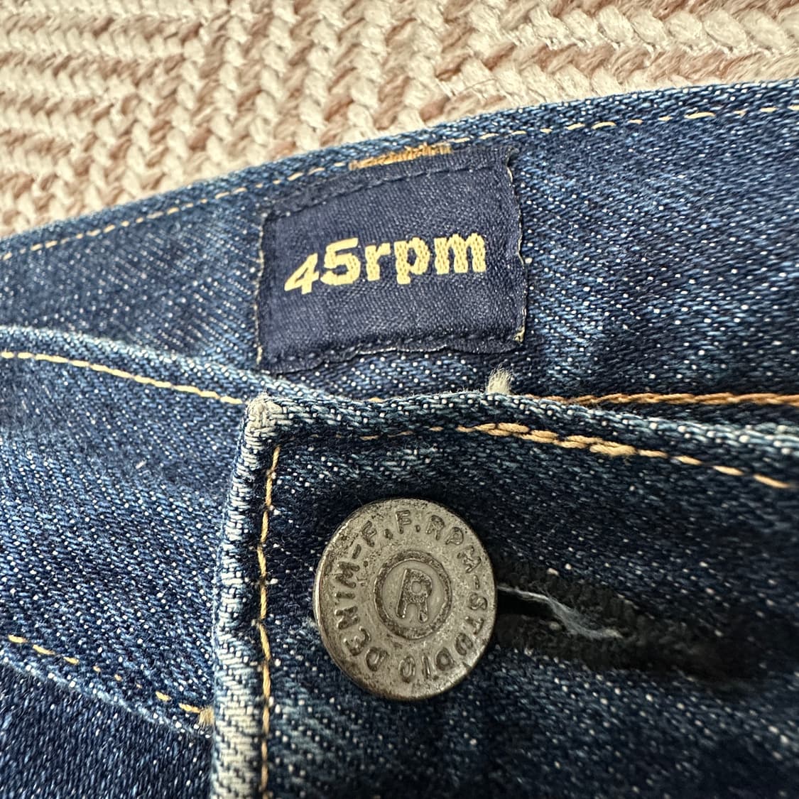 45RPM japan made vintage denim pants 상품이미지3