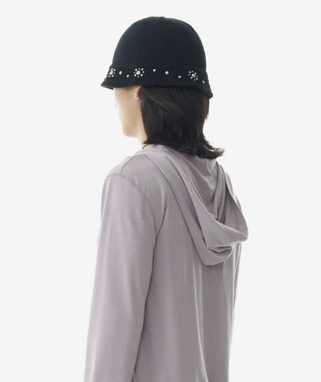 Multi Studded Knit Bucket Hat (Flower) 상품이미지7