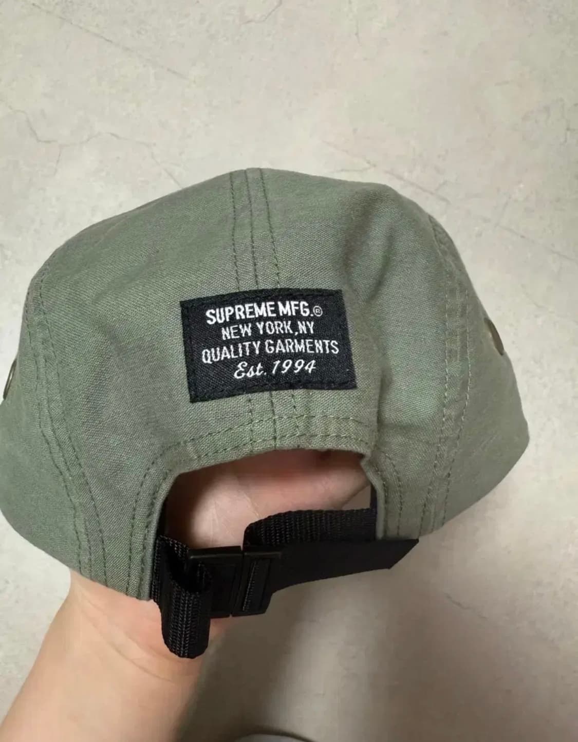 슈프림 밀리터리 캠프캡 카키 상품이미지3