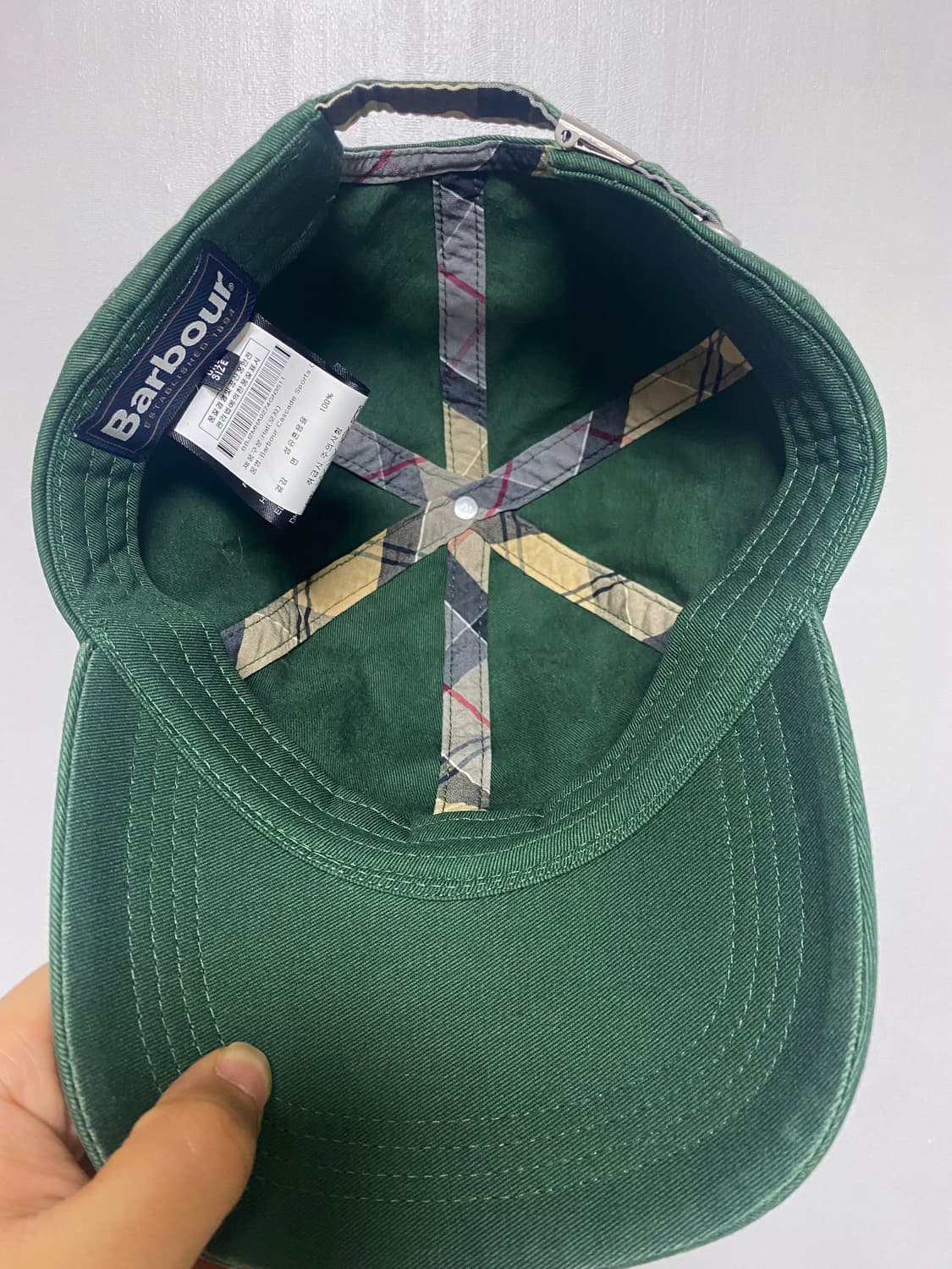 [BARBOUR] 바버 캐스케이드 볼캡 모자 ONE Size 상품이미지3