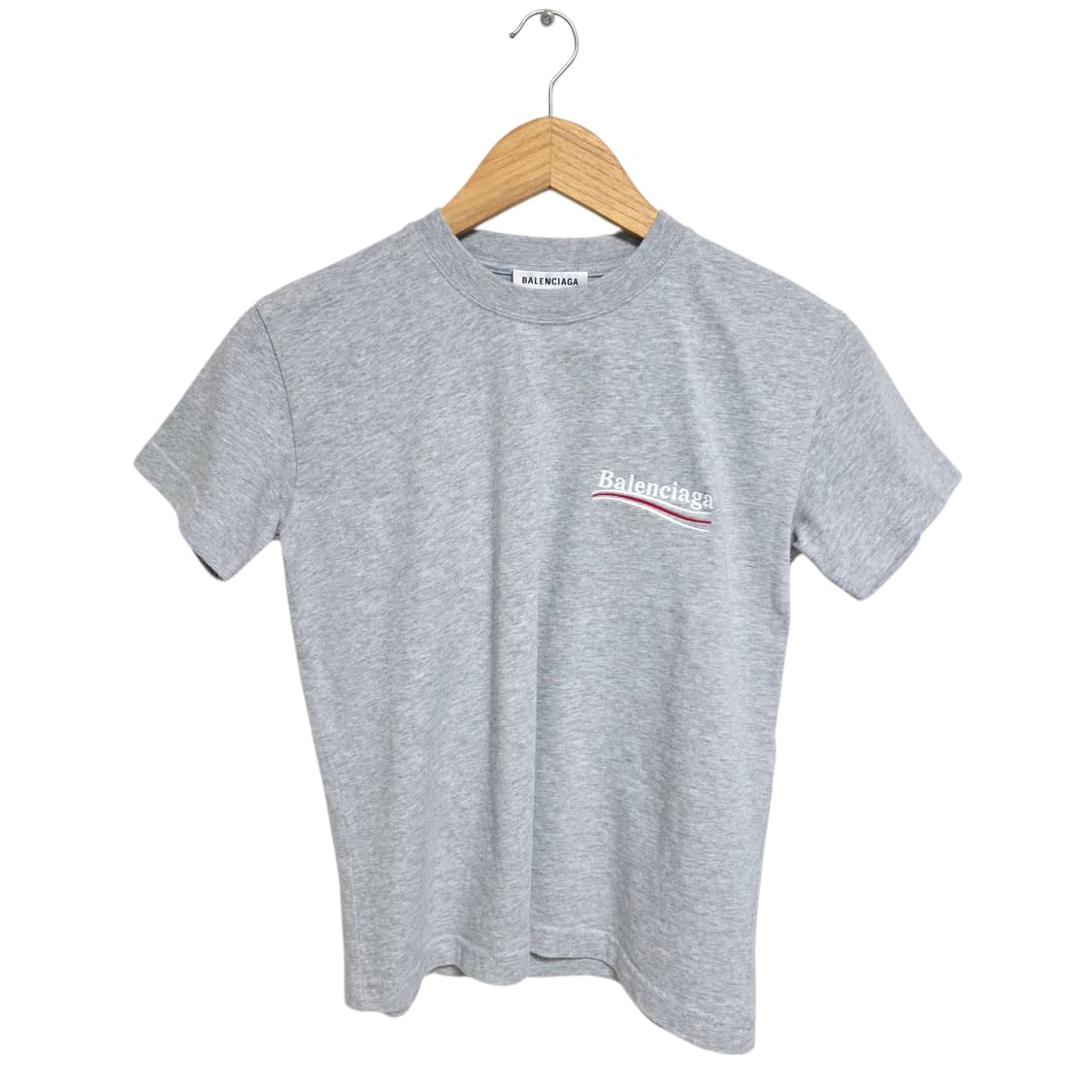 발렌시아가 여성 웨이브로고 반팔 티셔츠 상품이미지1