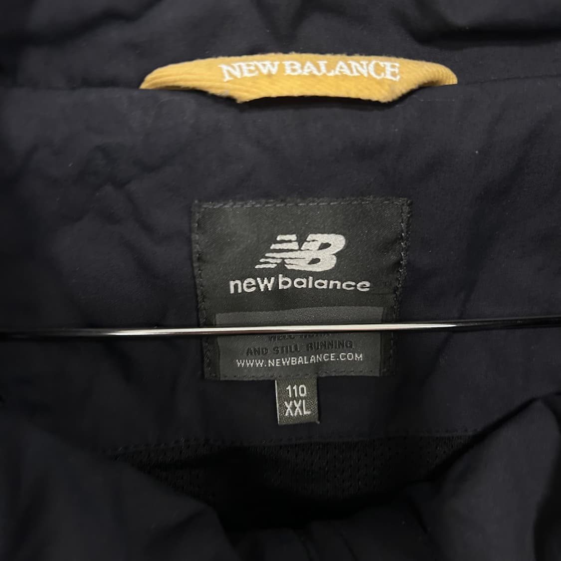 뉴발란스 올드스쿨 배색 오버핏 후드 바람막이 상품이미지3