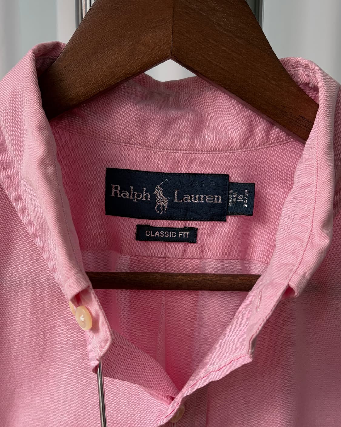 [L-XL]폴로 랄프로렌 핑크 클래식핏 셔츠 상품이미지8