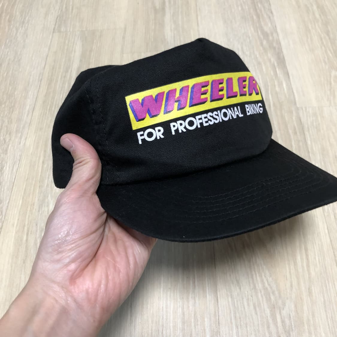 (ONE SIZE) 휠러 바이크 샵 WHEELR 올드스쿨 5패널 스냅백 상품이미지2