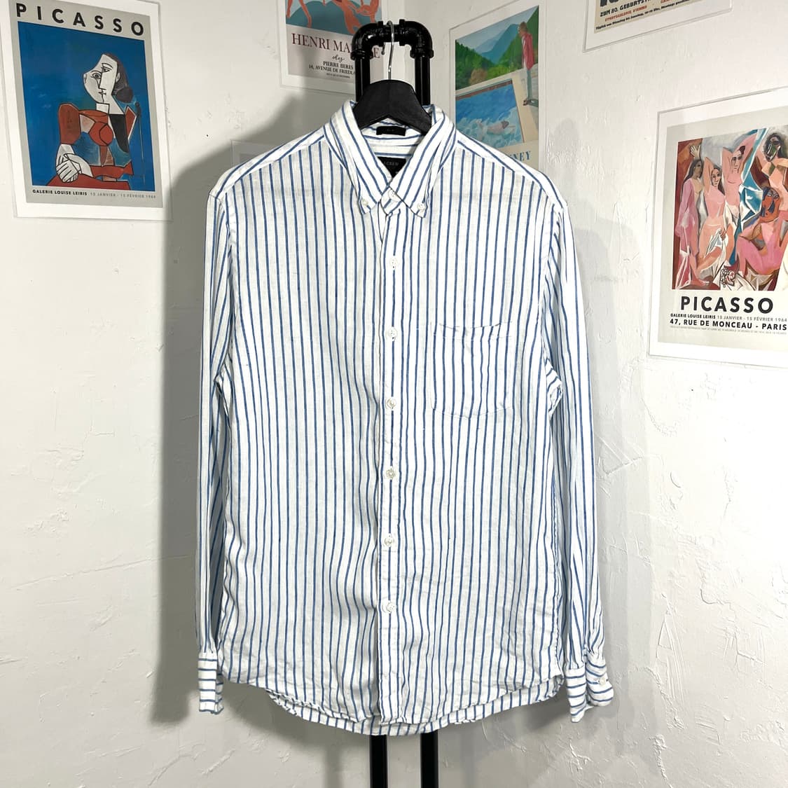 제이크루 스트라이프 린넨 셔츠 상품이미지1