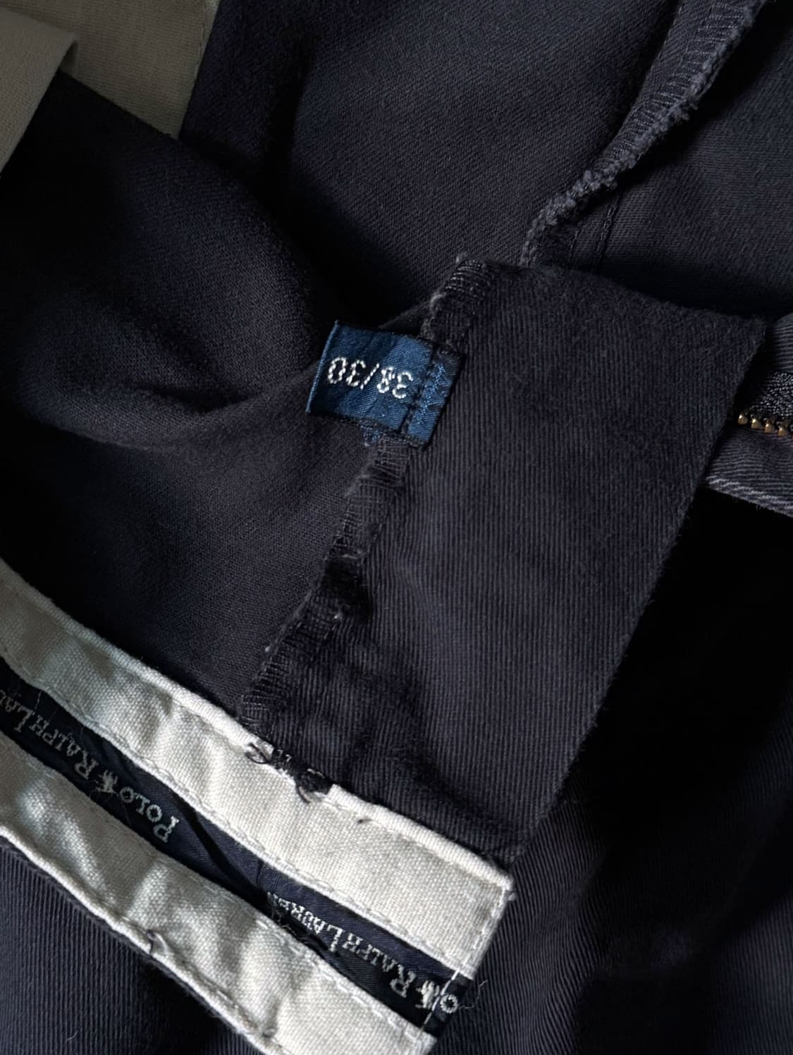 (38) 90s 폴로 랄프로렌 앤드류 더블 플리츠 치노 팬츠 상품이미지5