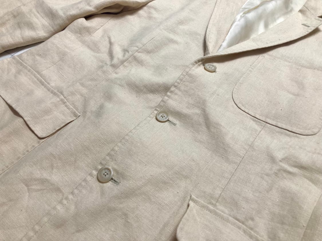 90-00s 폴로 랄프로렌 린넨 블레이저 자켓 46R, 100-105 상품이미지7