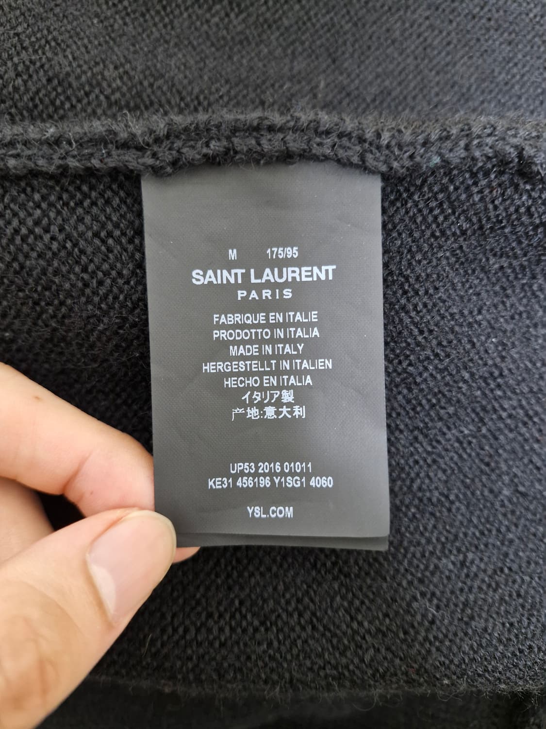 [M] SLP 생로랑 SS17 스윗 드림 샤크 울 니트 가디건 상품이미지7