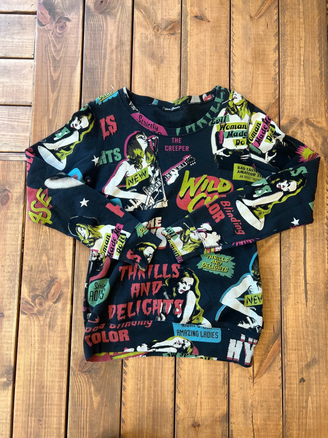 히스테릭글래머 블랙 패치 롱슬리브 상품이미지6