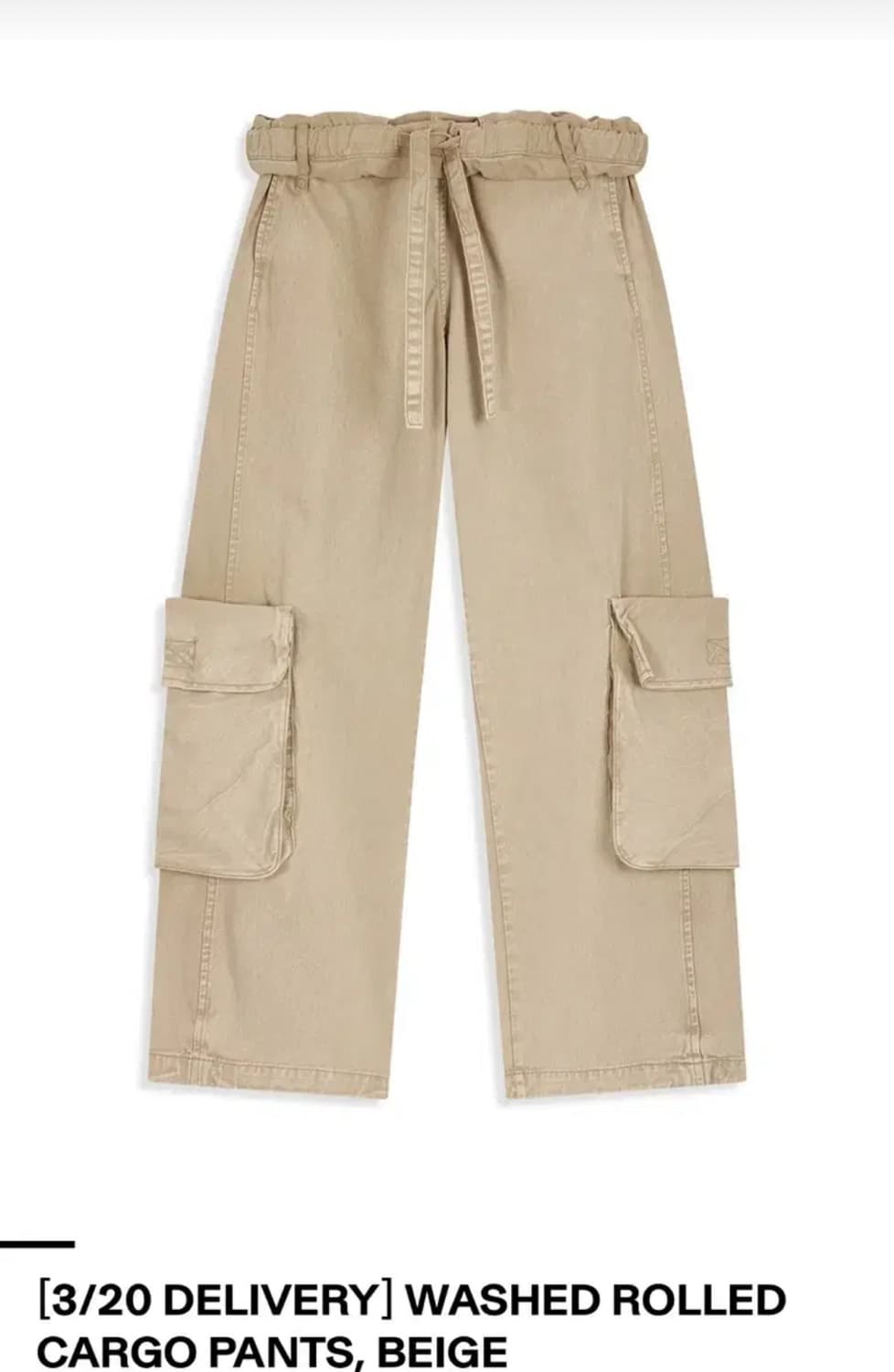 오픈와이와이 openyy WASHED ROLLED CARGO 카고 팬츠 상품이미지2