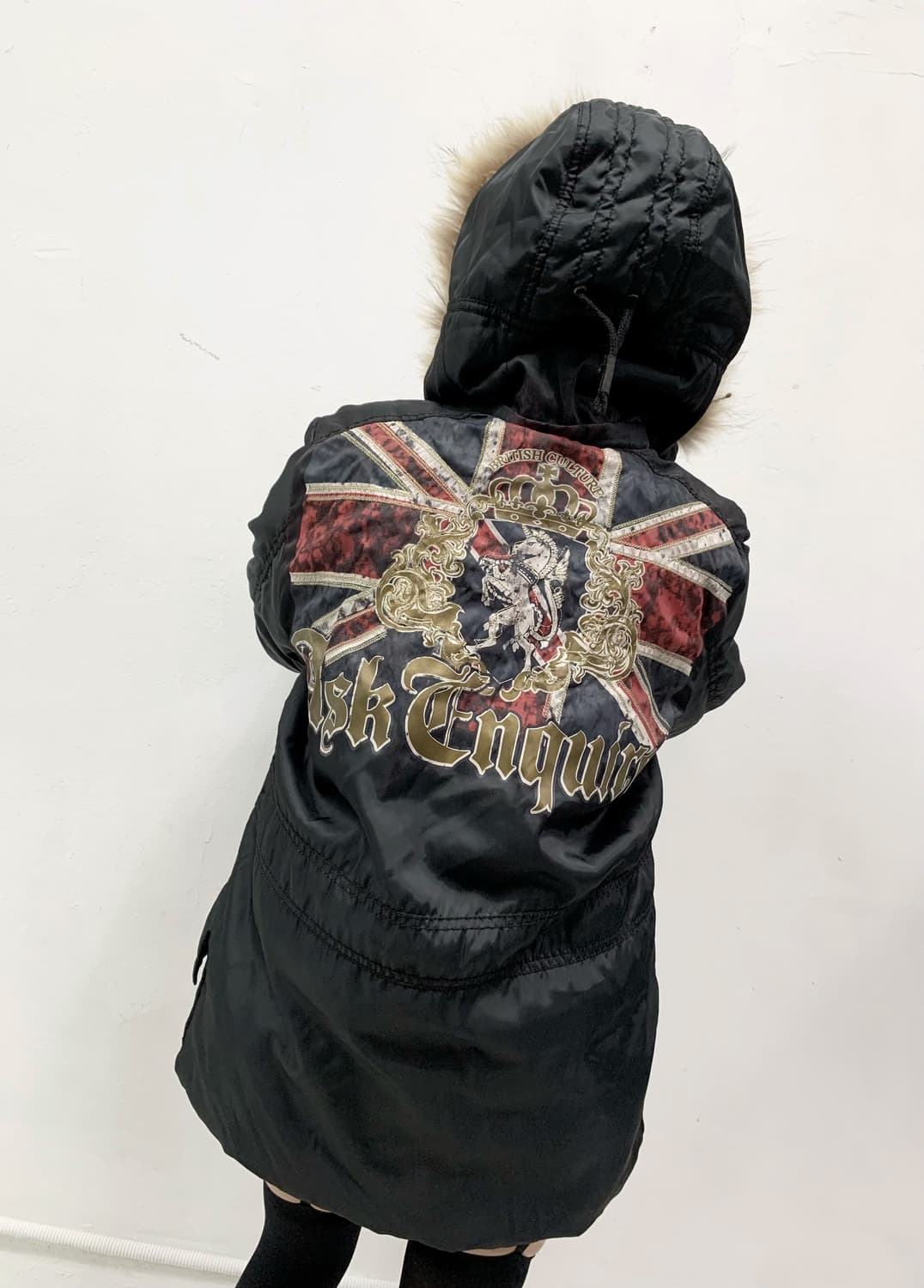 [ASK] 에스크 유니언잭 영국기 울프죠 패딩 상품이미지4