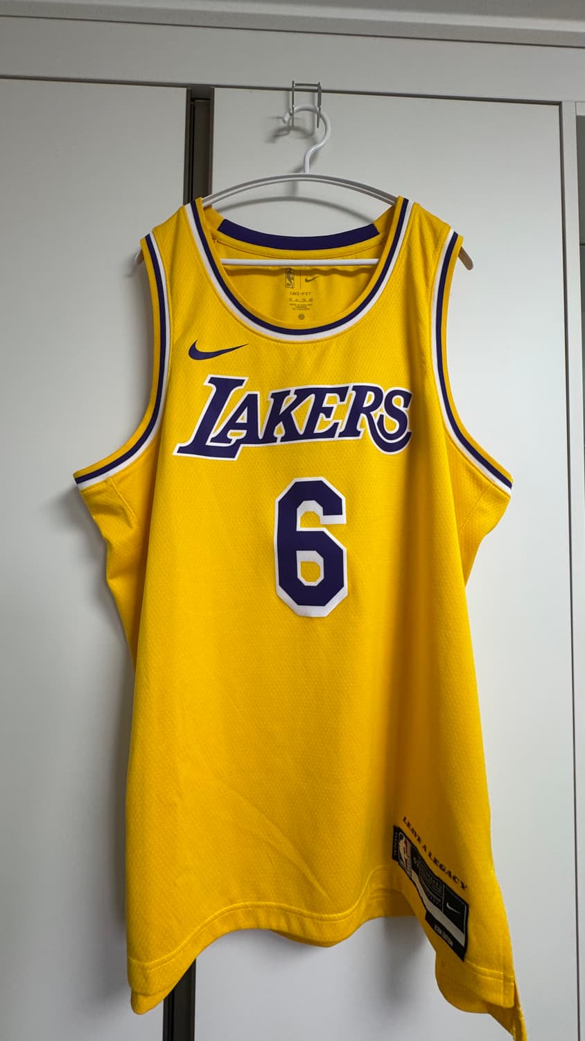 [XL] 나이키 & NBA 레이커스 르브론 제임스 저지 스윙맨 상품이미지1