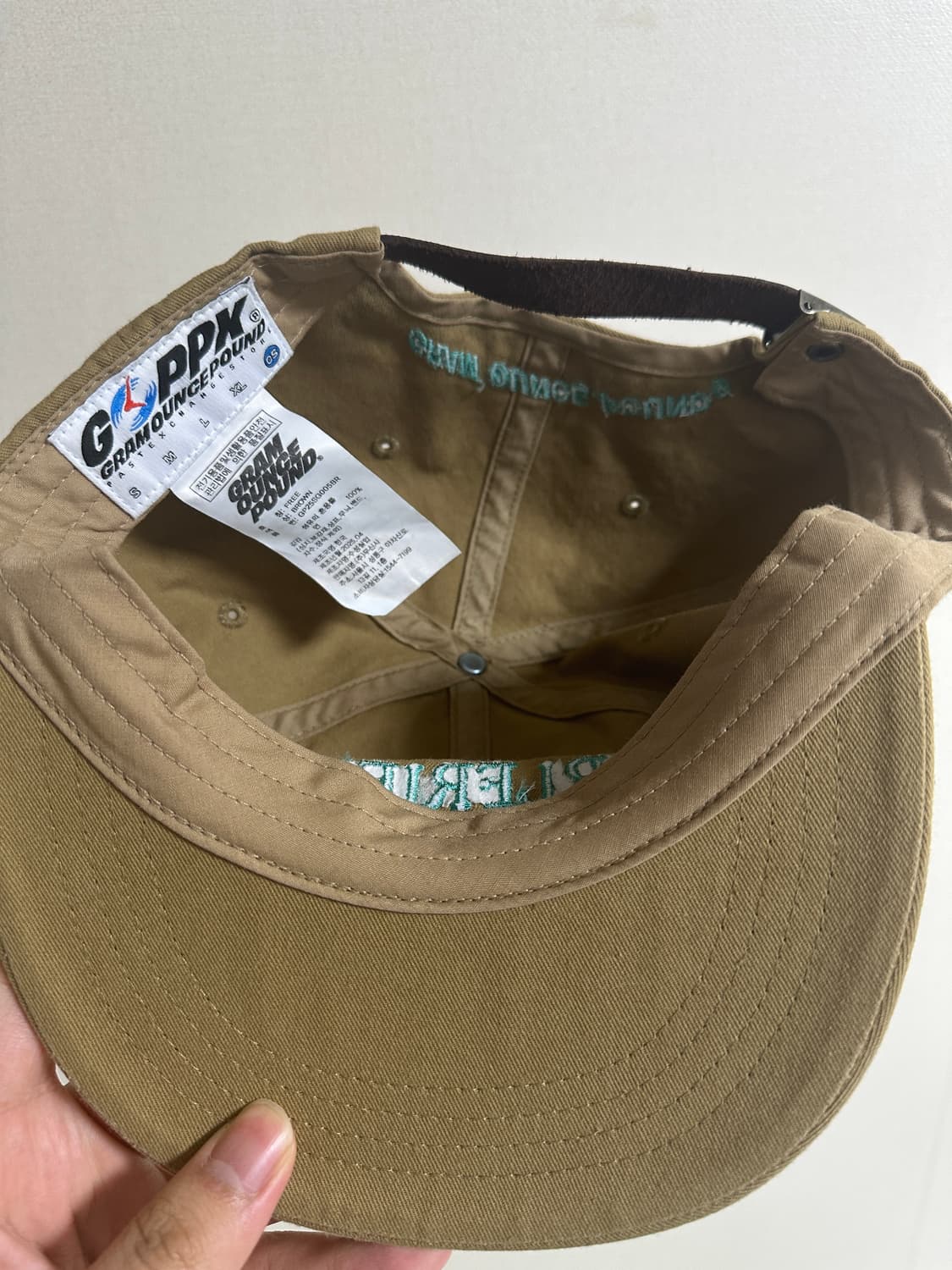 그램아운스파운드 모자(새상품) 상품이미지3