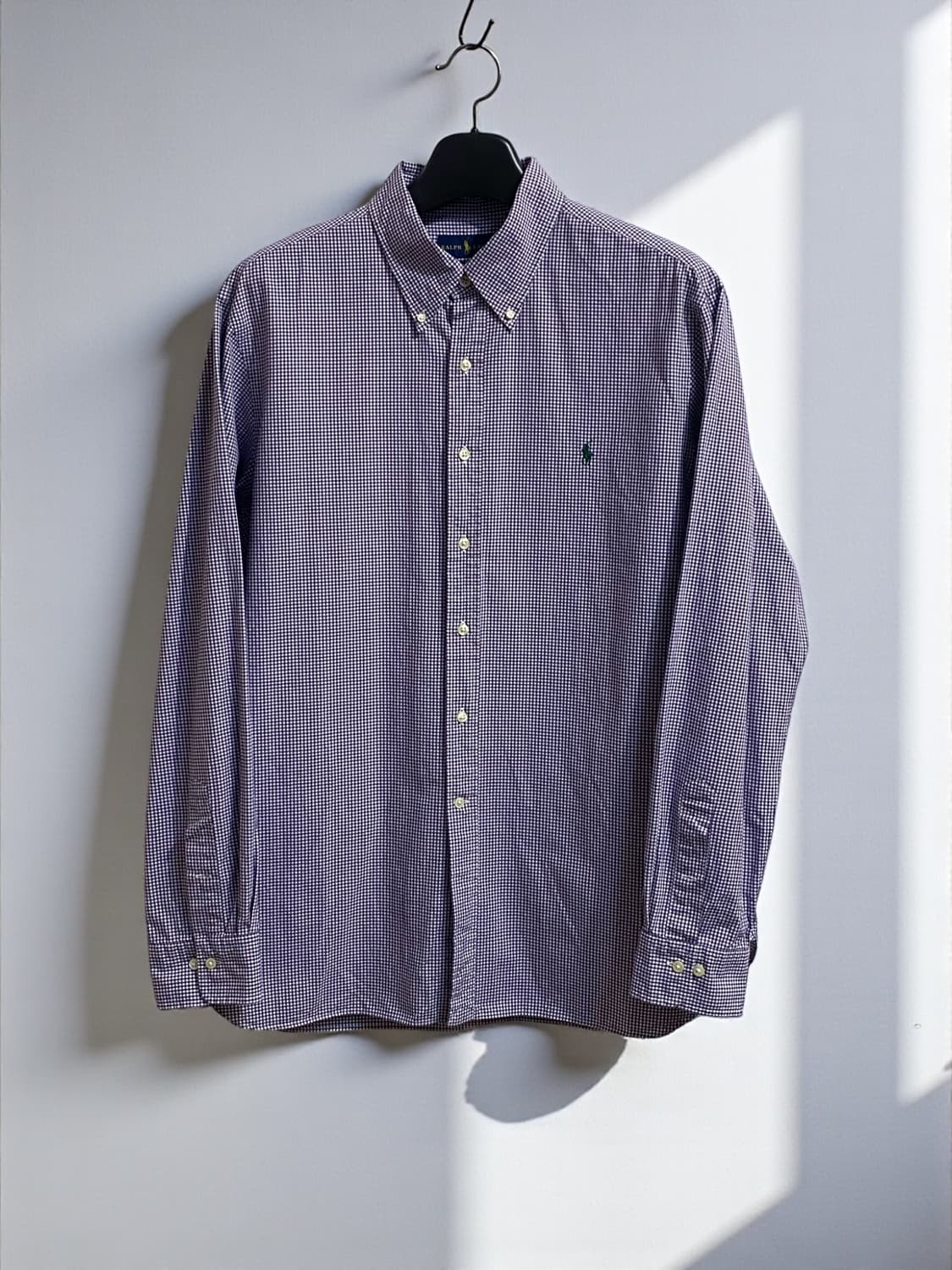 폴로 랄프로렌 깅엄 체크 셔츠 상품이미지1