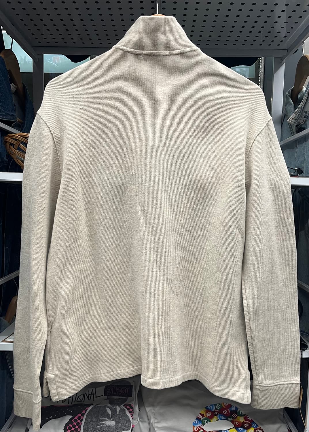 폴로 랄프로렌 하프집업 맨투맨 아이보리 상품이미지5