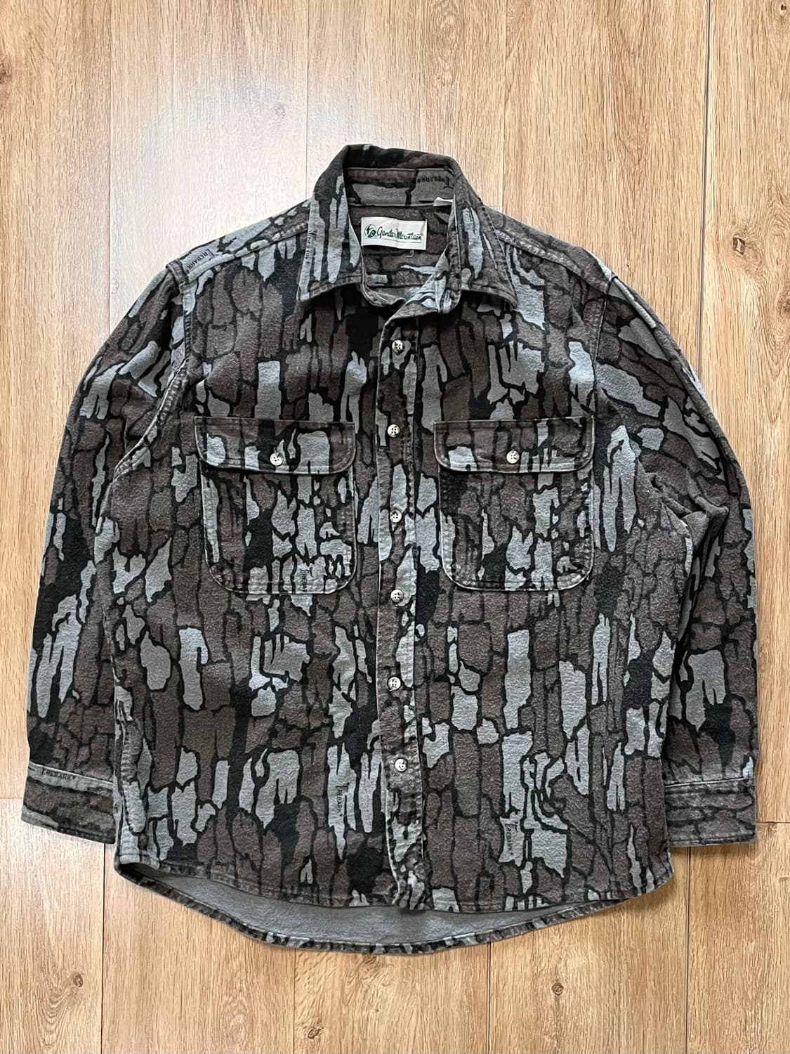 택포) 80s Made USA 트레바크 카모 BDU 필드 셔츠 헤비코튼 상품이미지1