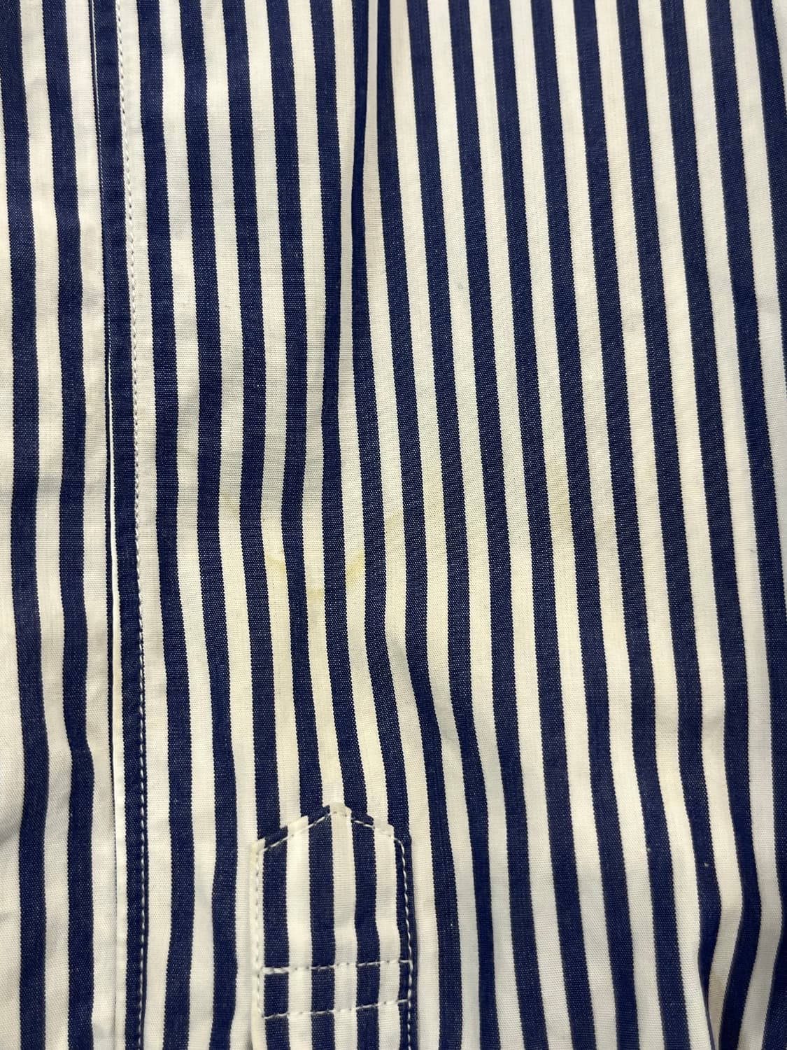 꼼데가르송 스트라이프 셔츠 네이비 S #csz2728  상품이미지9