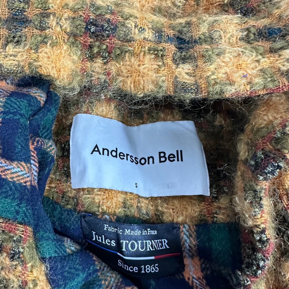 S 95 앤더슨벨 다샤 트위드 숏 더플코트 상품이미지4