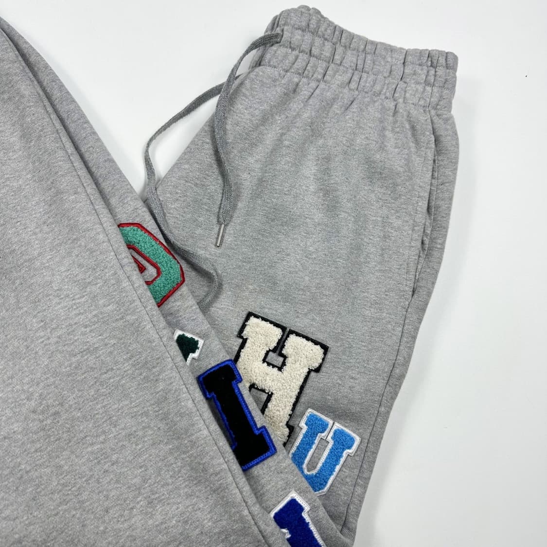 아임낫어휴먼비잉 이니셜 헤비 코튼 조거팬츠 (XL) 상품이미지1