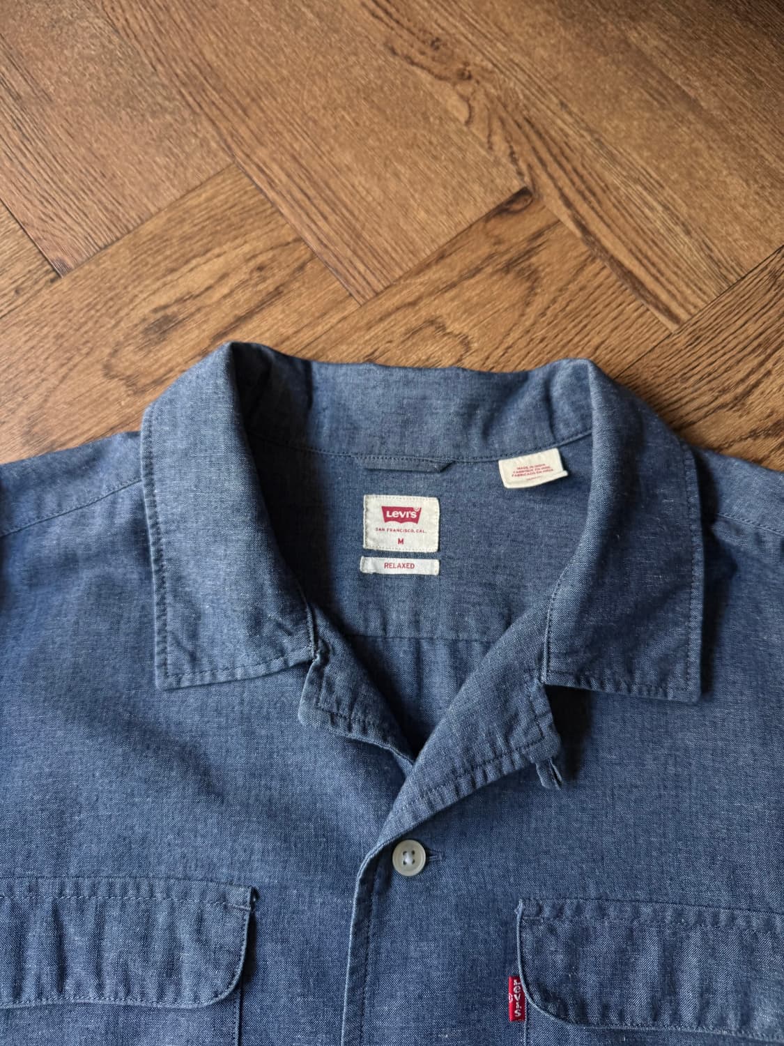 [M]리바이스 인디안 마드라스 샴브레이 셔츠 상품이미지2