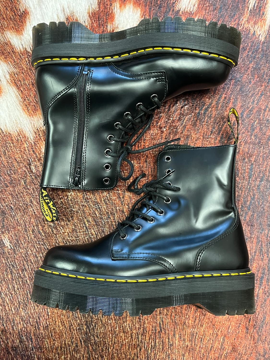 [41] 닥터마틴 제이든 플랫폼 워커 스무스 블랙 상품이미지1