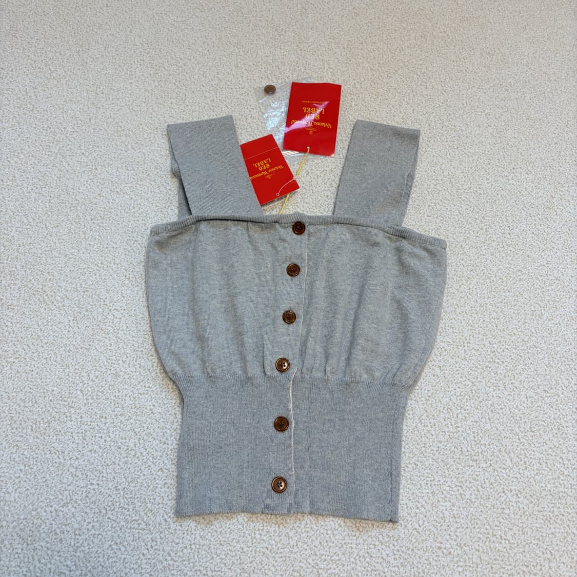 비비안웨스트우드 튜브탑 니트 새상품 상품이미지3