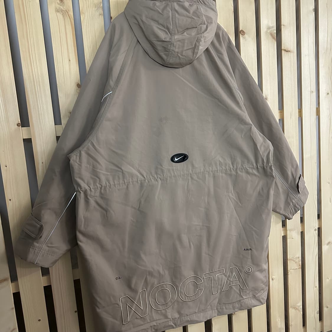 (XL) 나이키 x 드레이크 녹타 베스킷볼 사이드라인 카키 자켓 상품이미지2