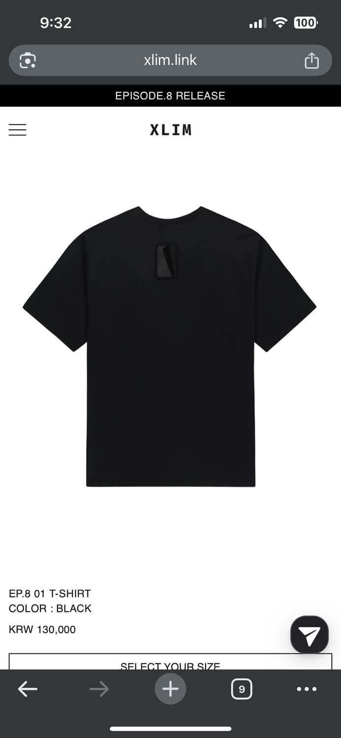 (M) Xlim EP.8 01 T-SHIRT  상품이미지1