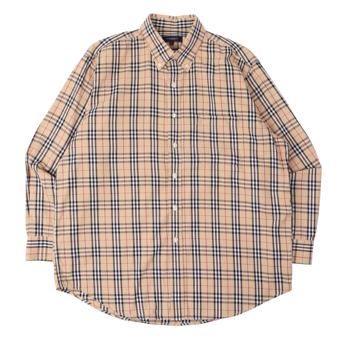 버버리 런던 베이지 노바체크 셔츠 상품이미지1
