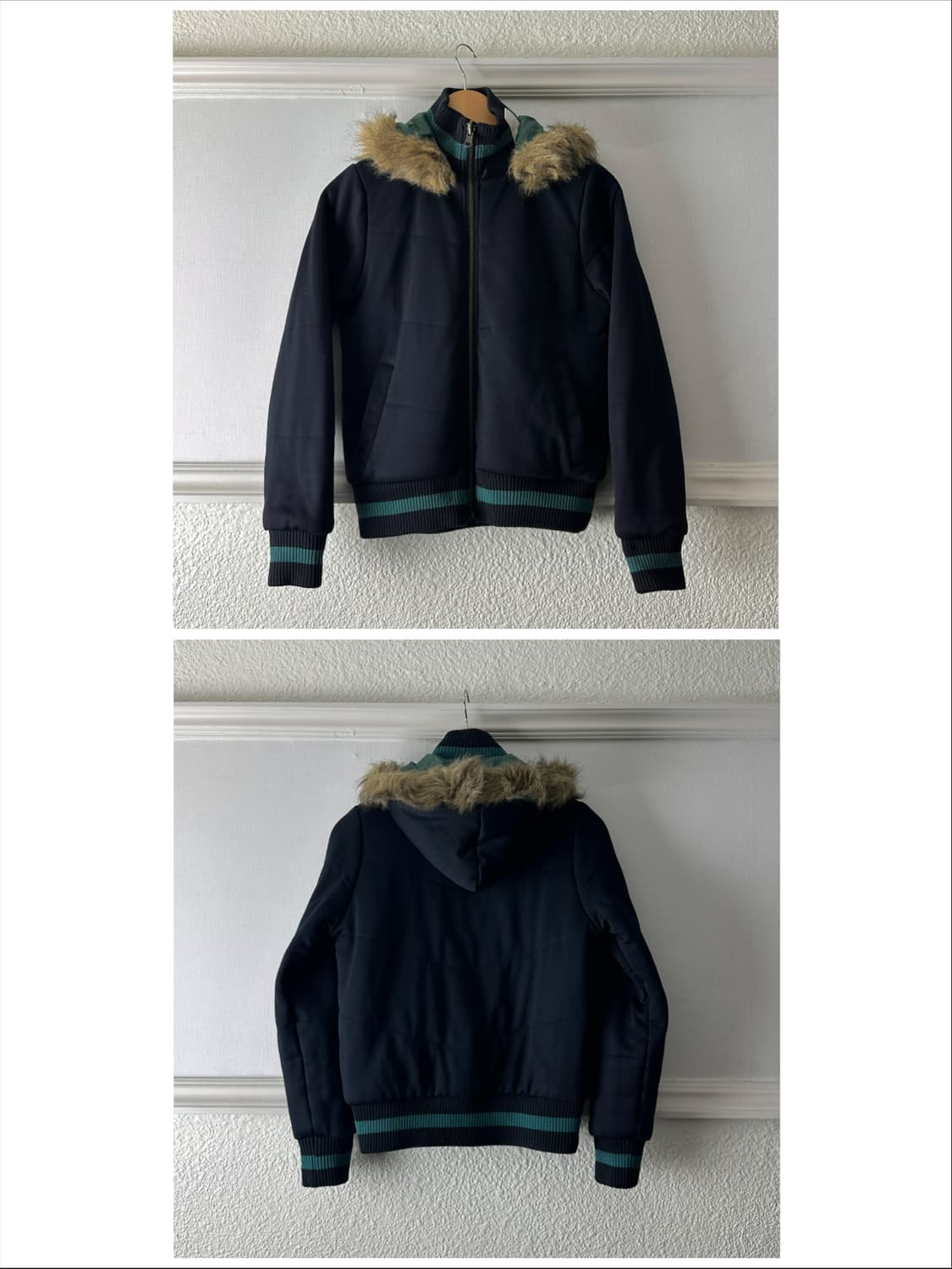 Tommy Hilfiger 리버서블 퍼 크롭 푸퍼 상품이미지10