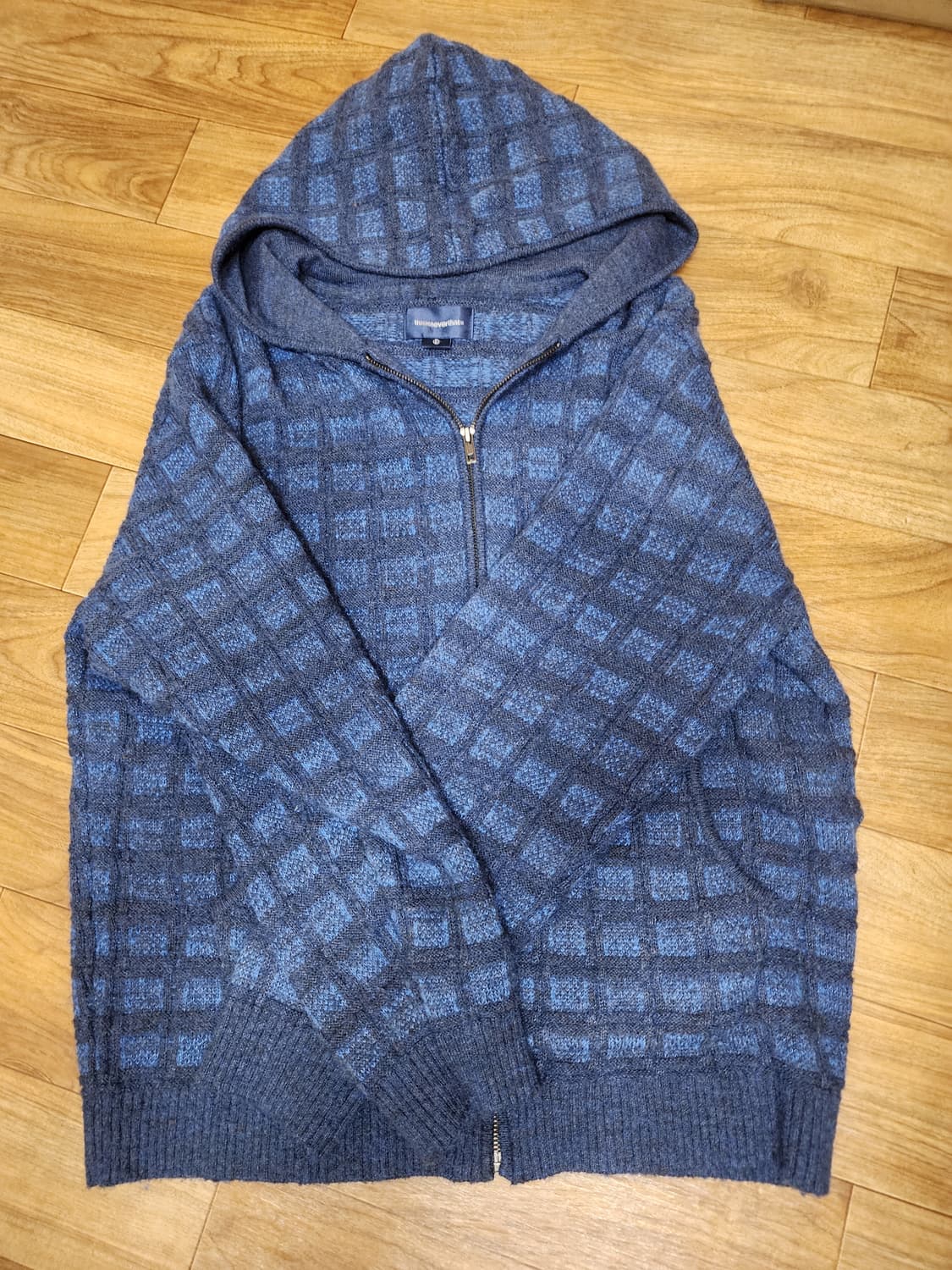 디스이즈네버뎃 니트집업 후디 L 상품이미지1