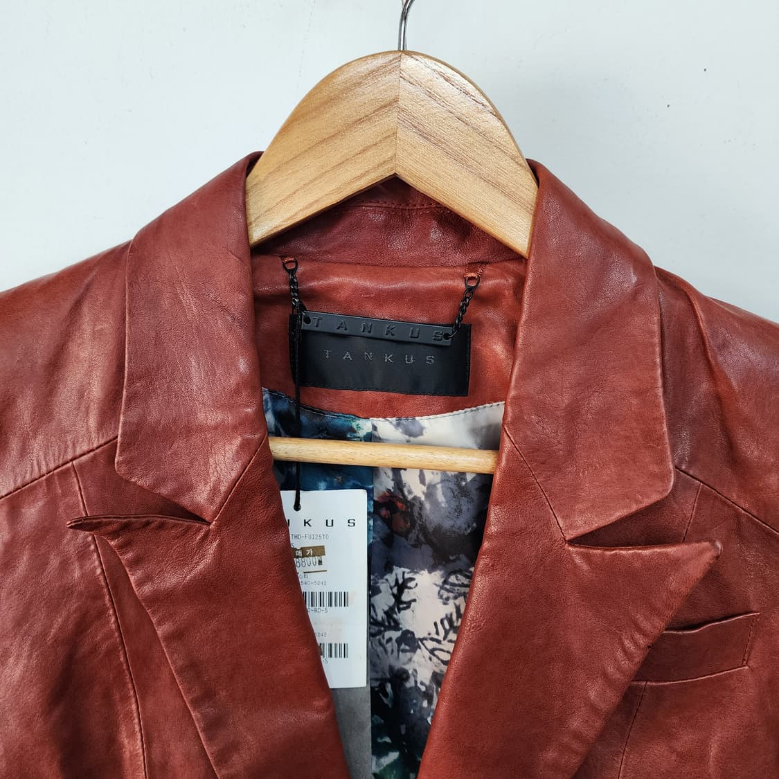 탱커스 브라운 가죽 자켓 상품이미지2