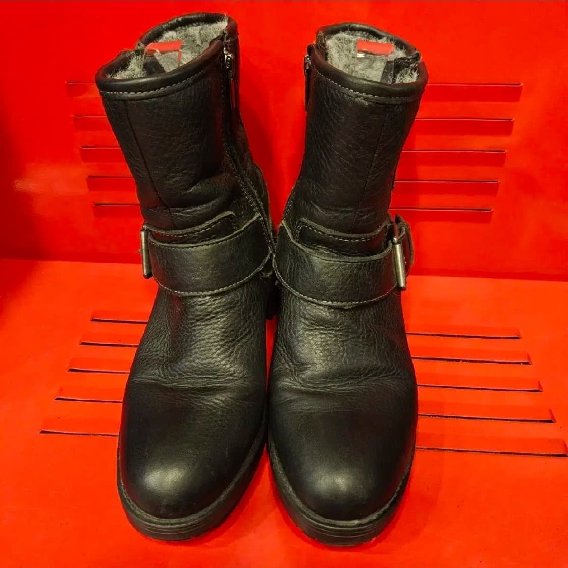 클락스(Clarks) 소가죽 스트렙 바이커 퍼 부츠 235size 상품이미지3