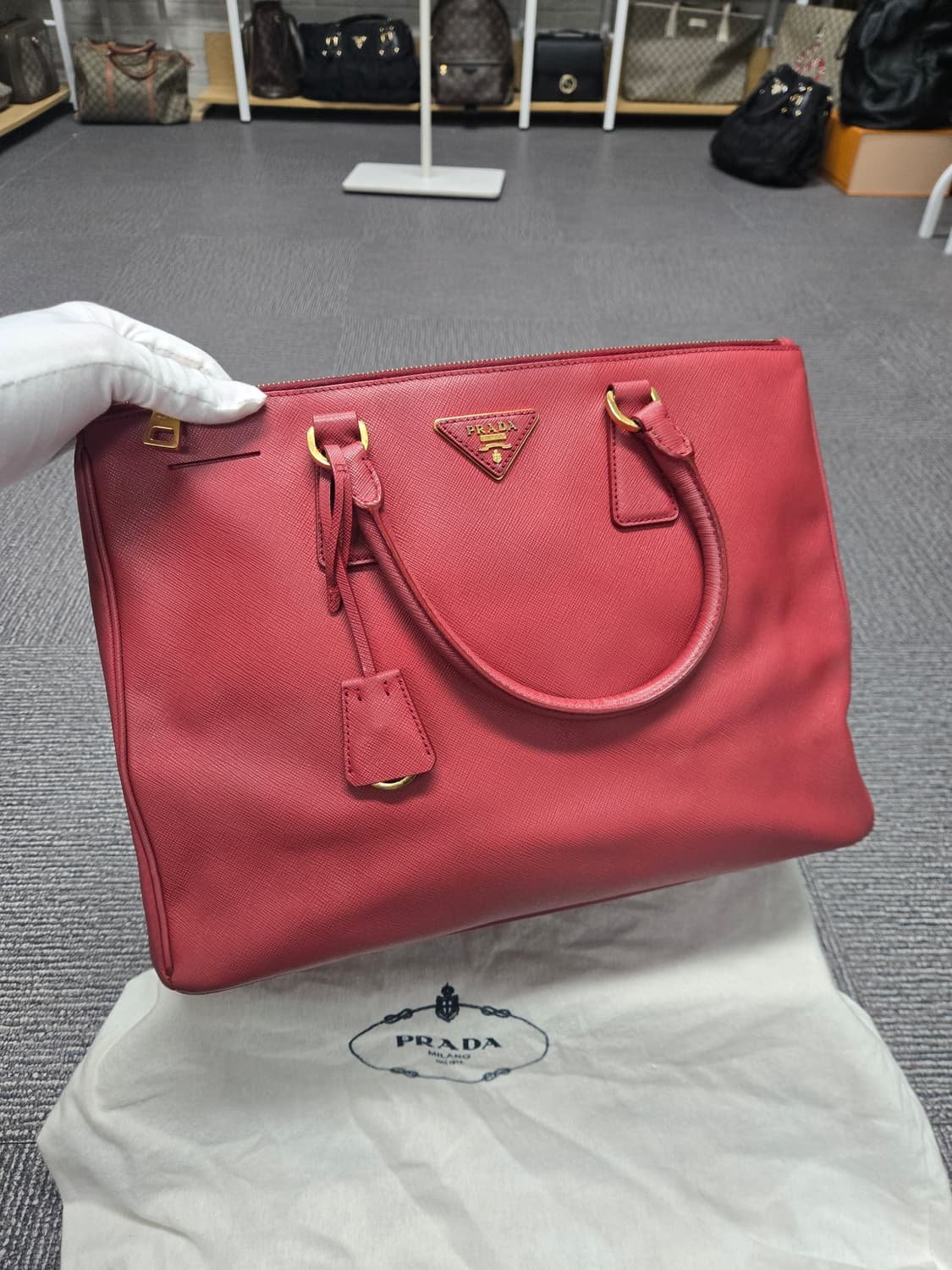 [특가][정품]프라다 사피아노 토트백 상품이미지2