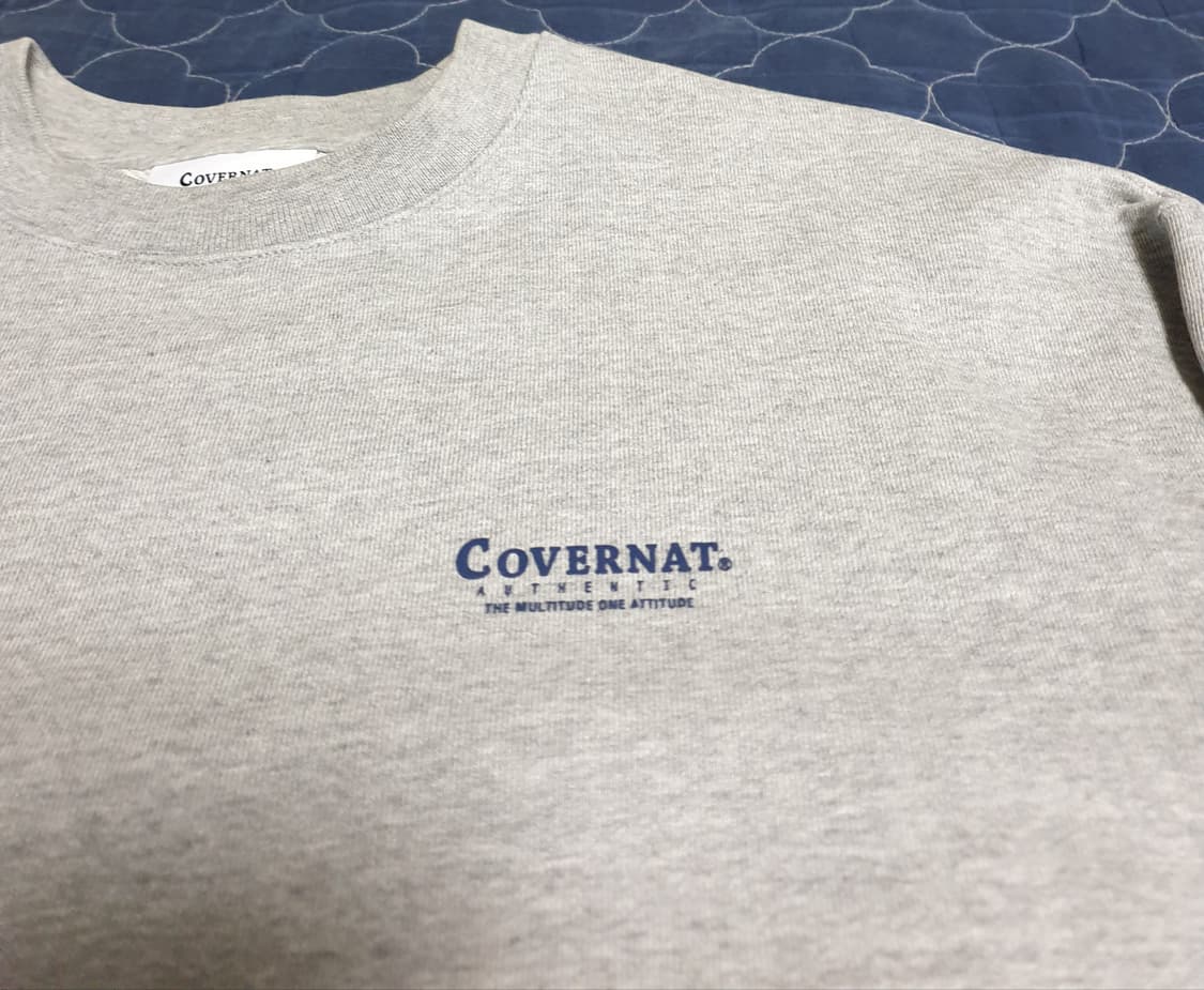 커버낫 어센틱 혜비 맨투맨 그레이 (L) 상품이미지2