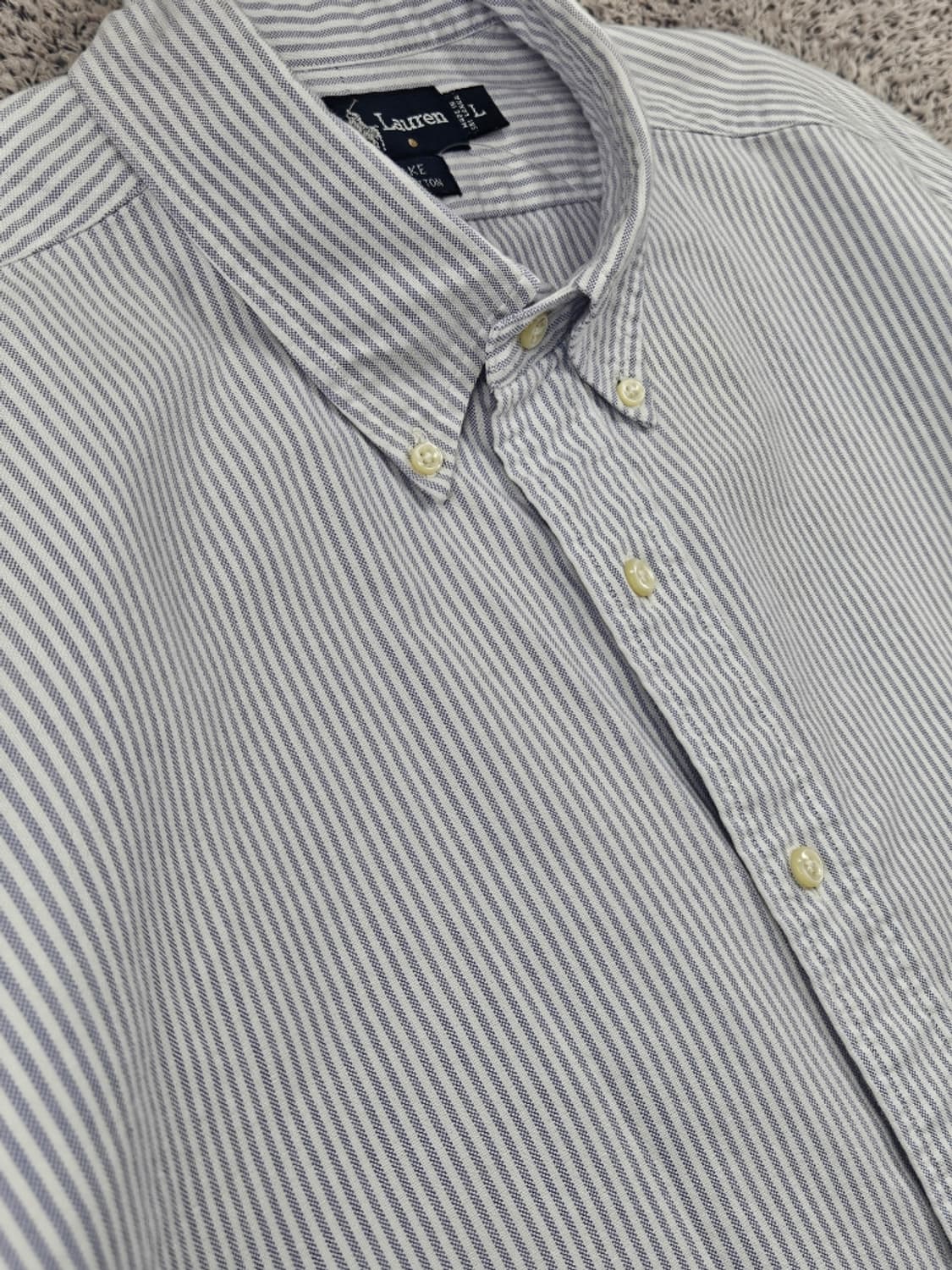 폴로랄프로렌 스트라이프 반팔 셔츠 ( L ) / 11855 상품이미지6