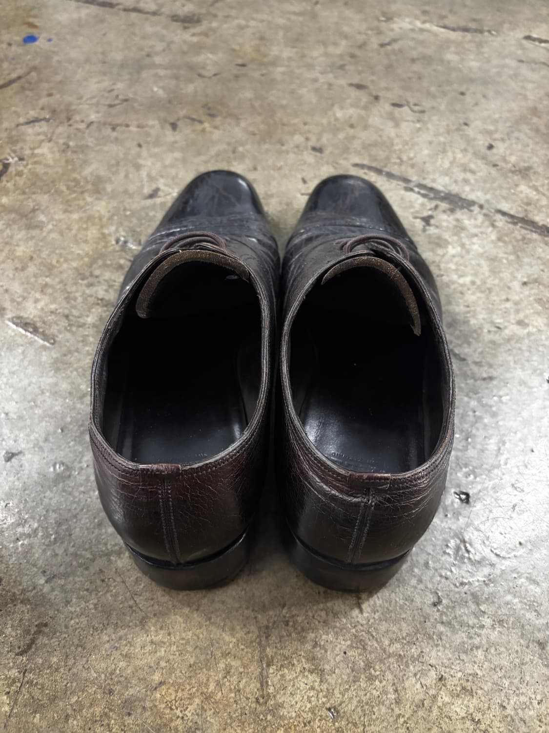 BALLY 악어 패턴 옥스포드 슈즈 260 상품이미지5