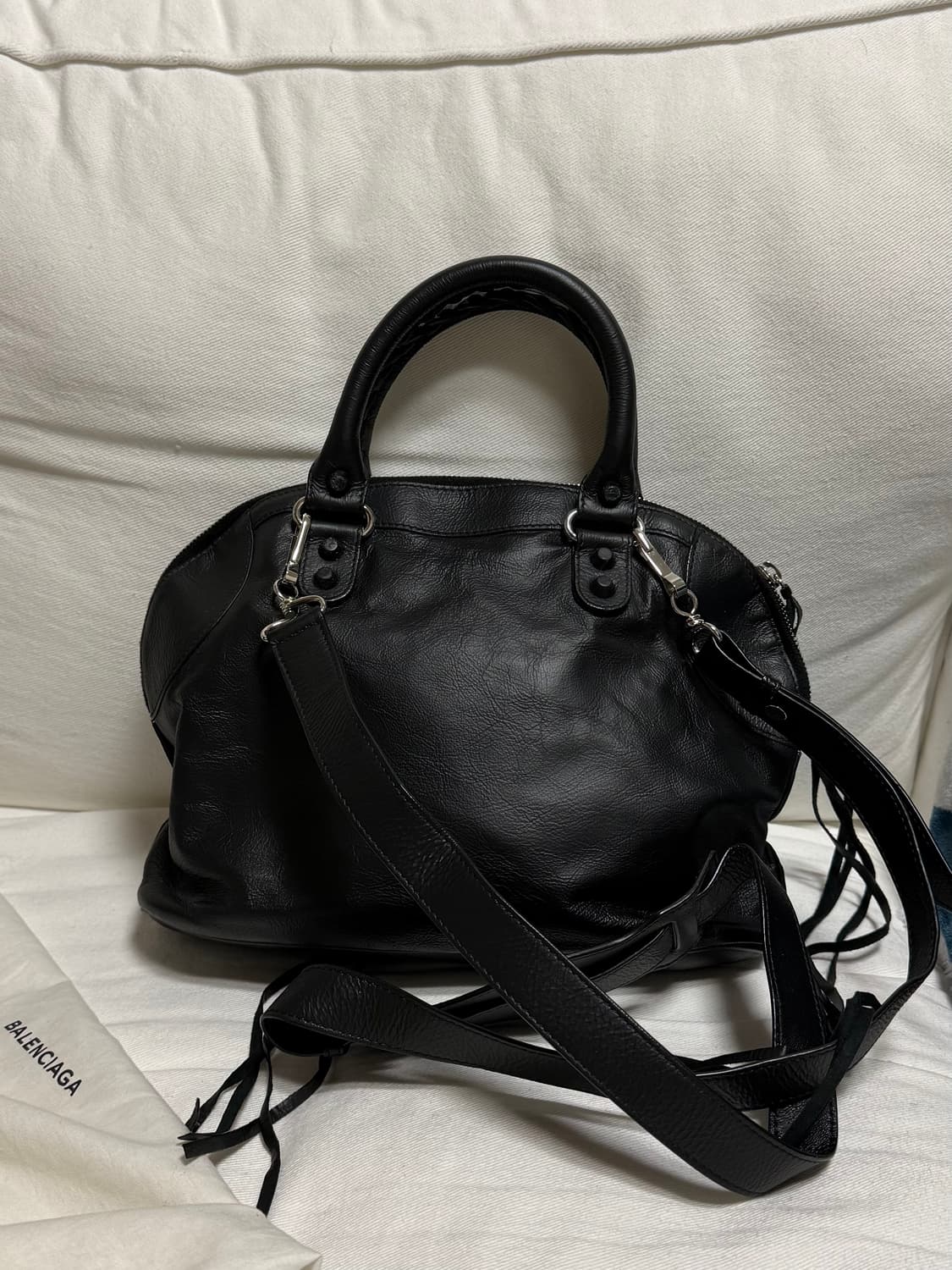 발렌시아가 모터 볼링백  상품이미지4